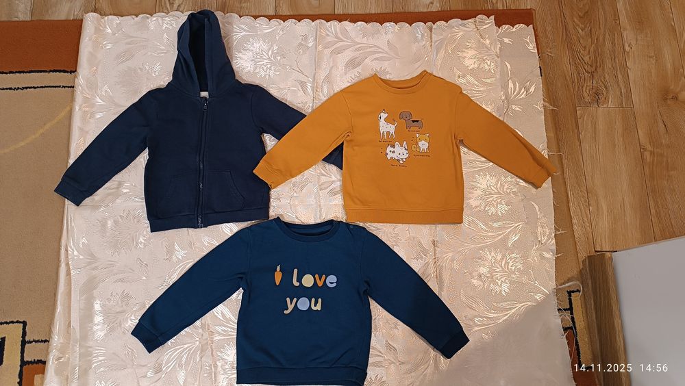 Кофта, штанці дитячі розмір 98 джинси, 2-3роки утеплені Комплект