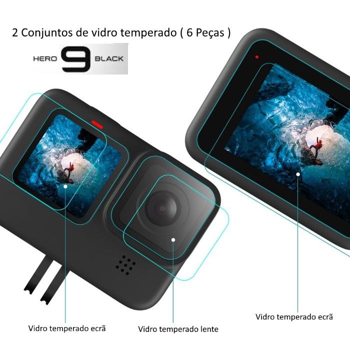 GoPro 9 Black e Gopro 10 Black - Pack Acessórios - Pack Pro Plus -Novo