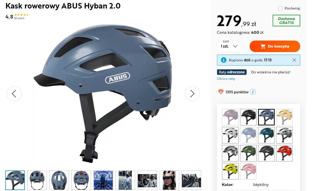 kask rowerowy ABUS Hyban 2.0