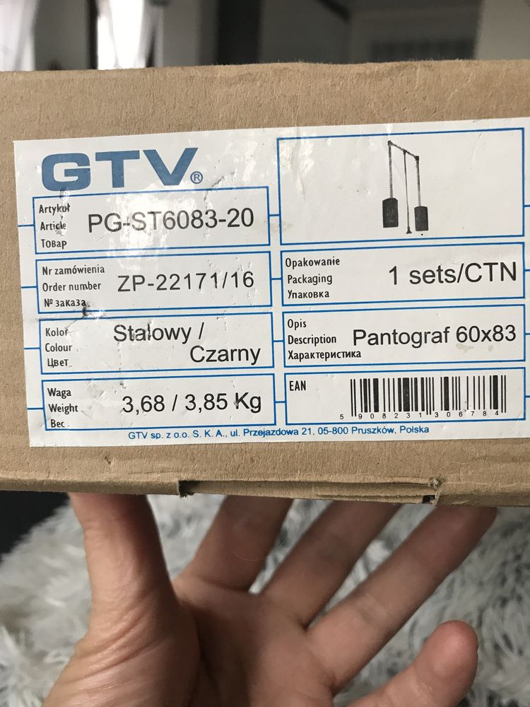 Pantograf 60x83 Firmy GTV