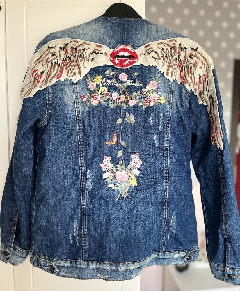 Bluza _katana _kurtka jeansowa_na misiu _S_oversize