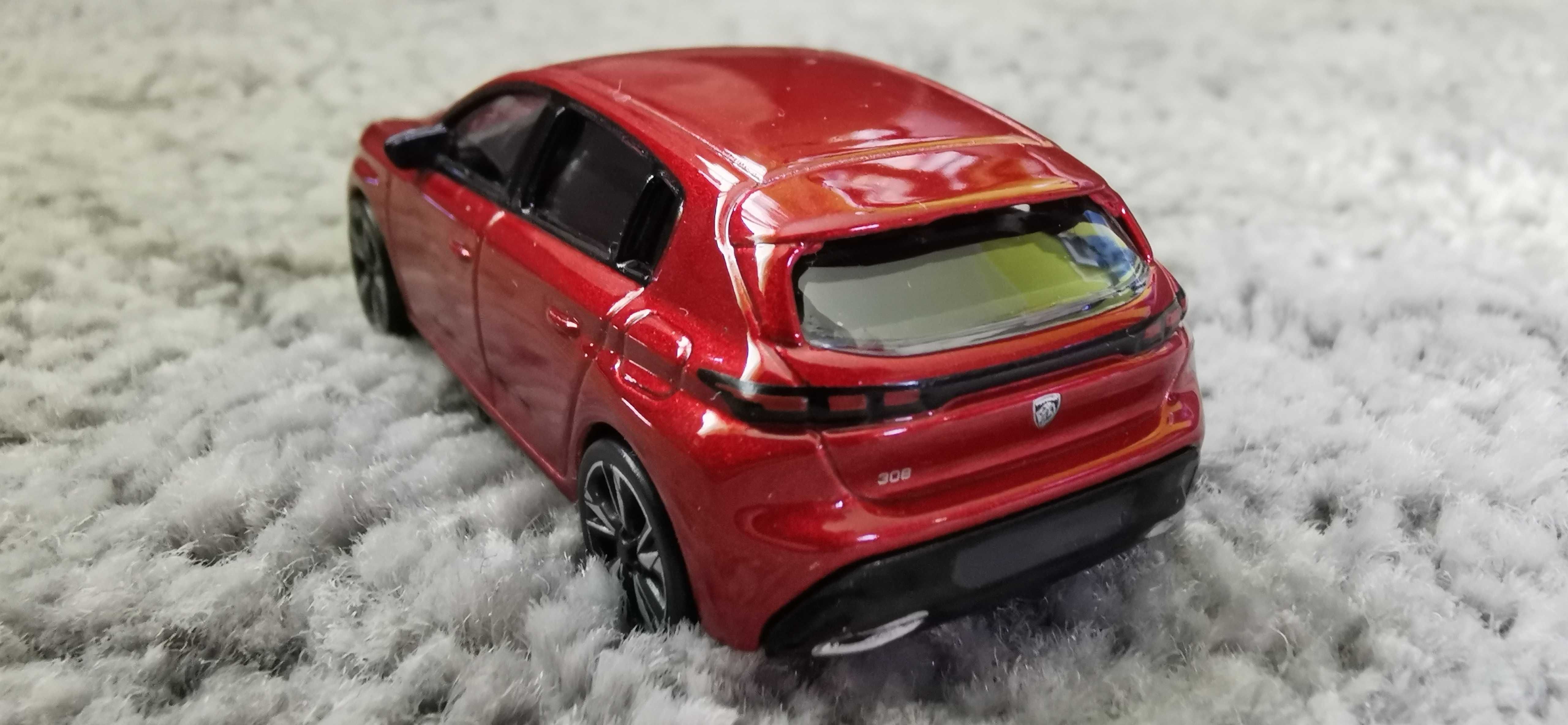 Peugeot 308 nowy, model 3inch, 1:64 Norev