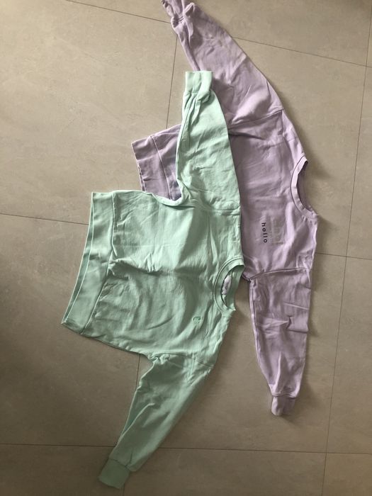 Komplet dwie bluzy reserved dziewczynka 146, 152