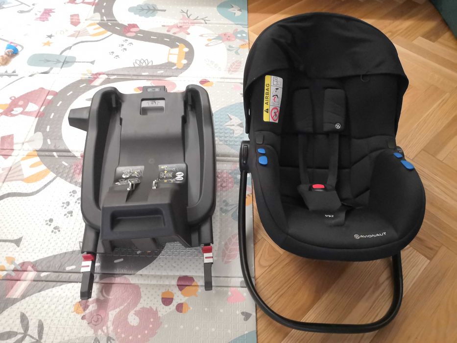 Fotelik/nosidło Avionault Pixel + baza isofix