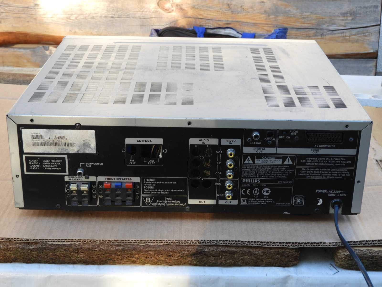 Amplituner Philips DFR 1600 do naprawy lub na części