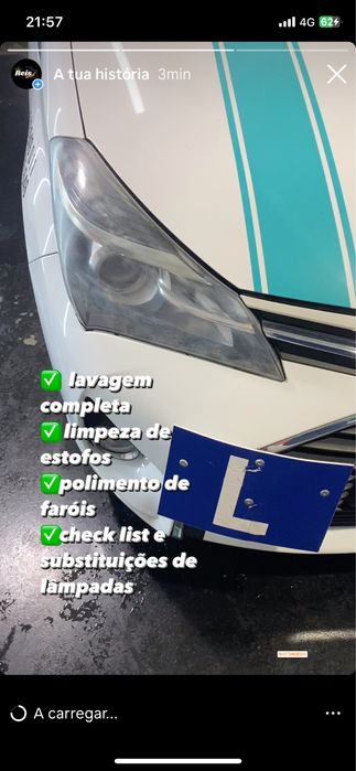 Polimento + lavagem de estofos