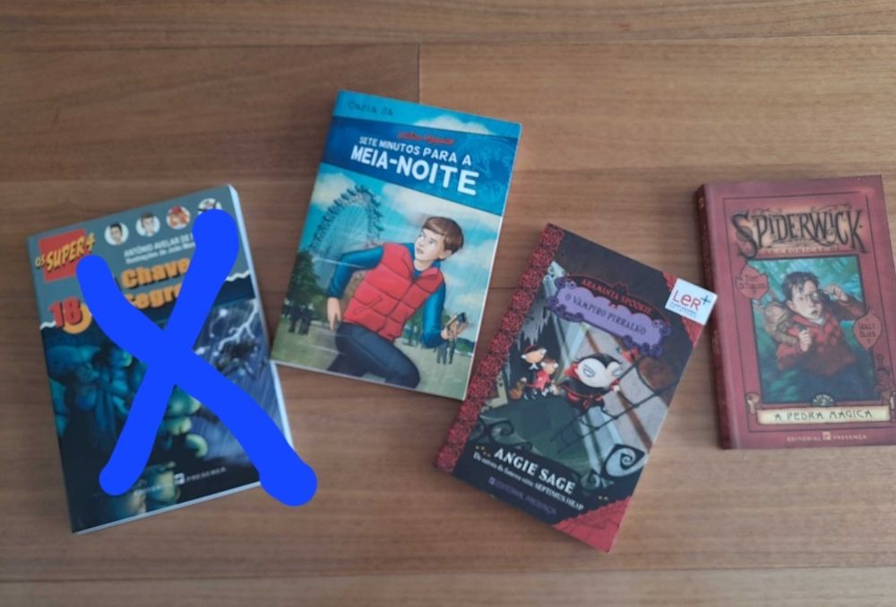 4 livros juvenis novos