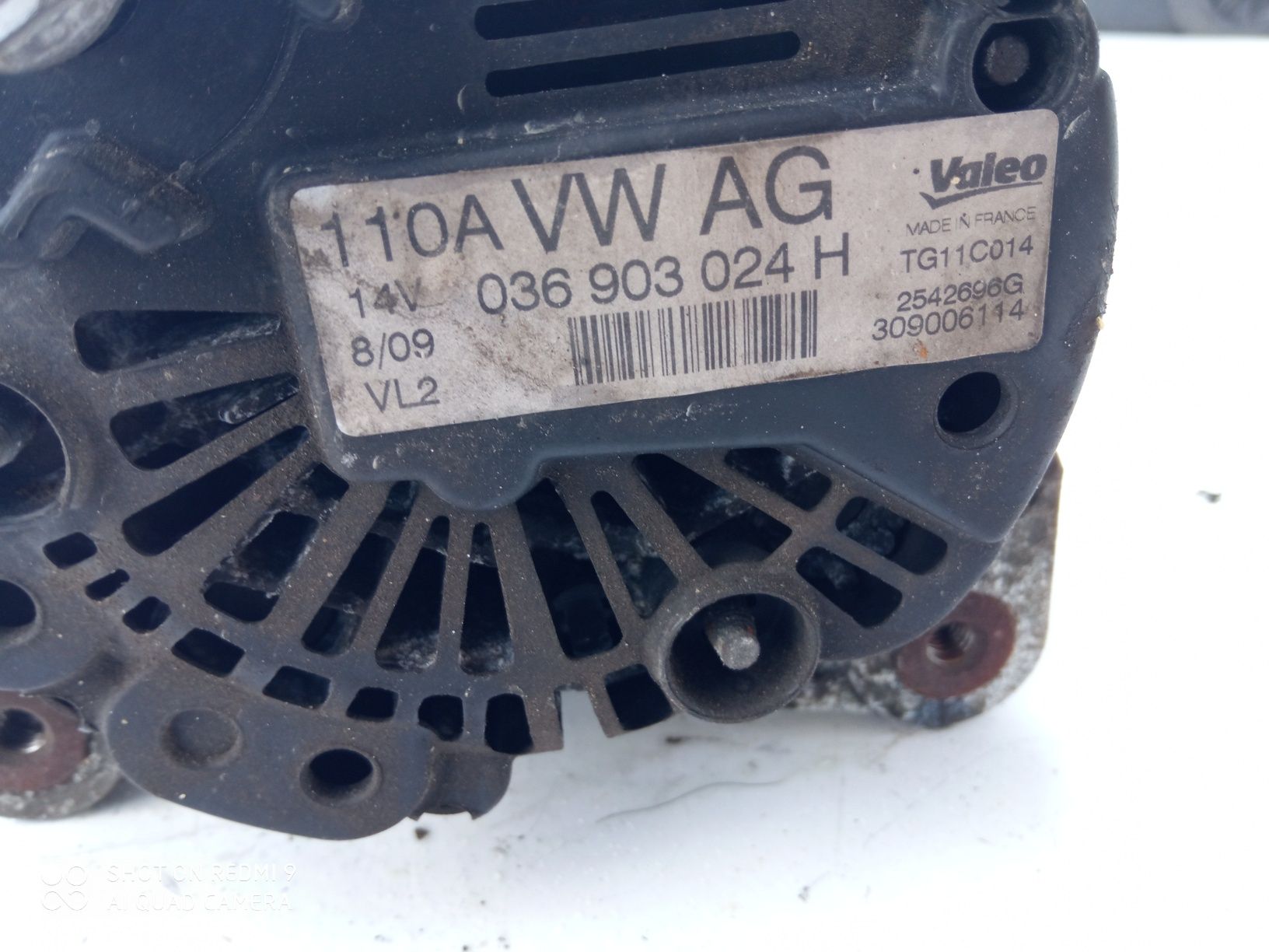 Alternator VW Golf V 1.4