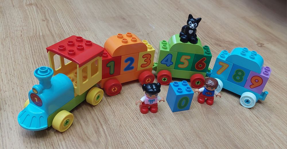 Duplo kolejka pociąg z cyferkami Lego 10847