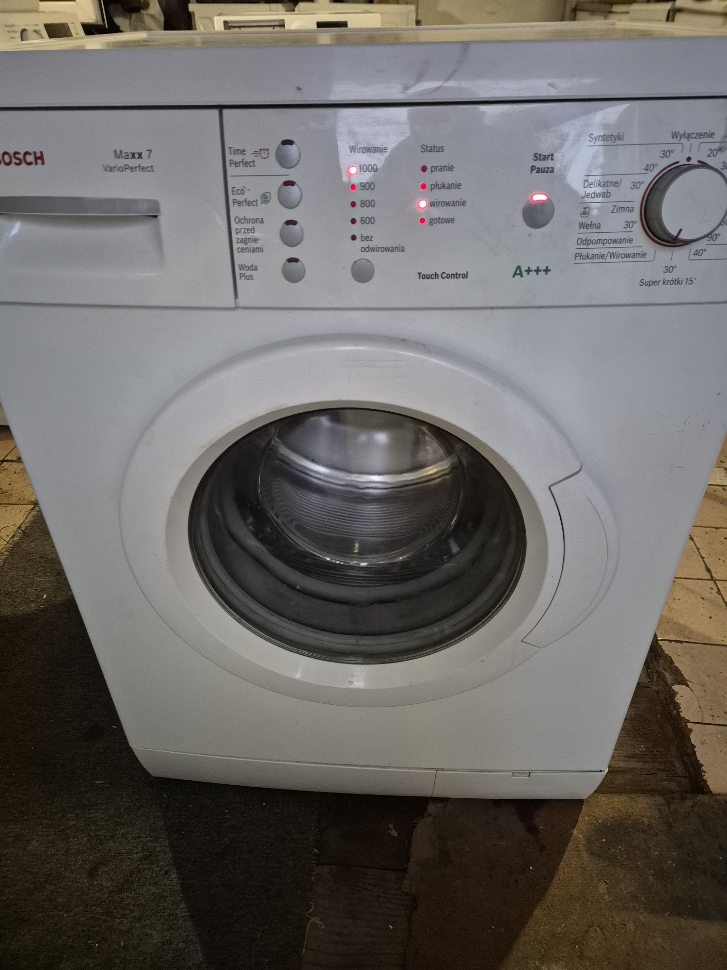Pralka Samsung WF80F5E3W2W sprawna oraz Bosch max 7sprawna