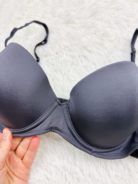 Biustonosz usztywniany 80B szary