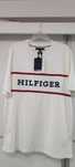 Nowa mleczna kremowa koszulka t-shirt krótki rękaw Tommy Hilfiger L z