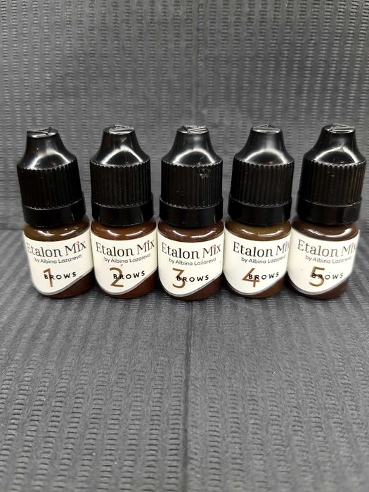 Pigmenty PMU ETALON, BIOTEK + Rosa balm