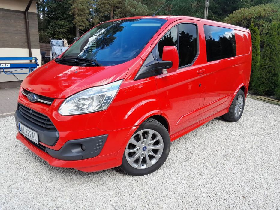Ford Transit Custom Ford Transit Custom wersja sport Brygadowy 6 osób - właściciel