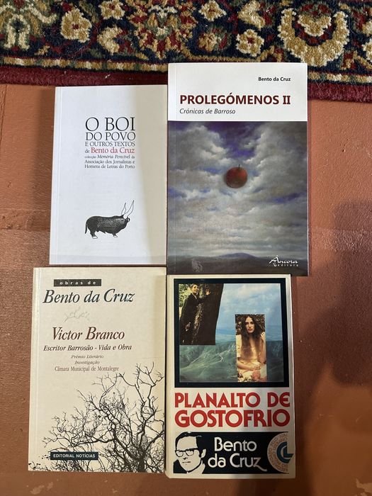Lote livros de Bento da Cruz - 1 assinado pelo autor