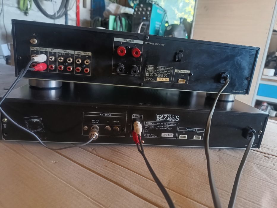 Wzmacniacz sony ta-f235r + tuner st-300l