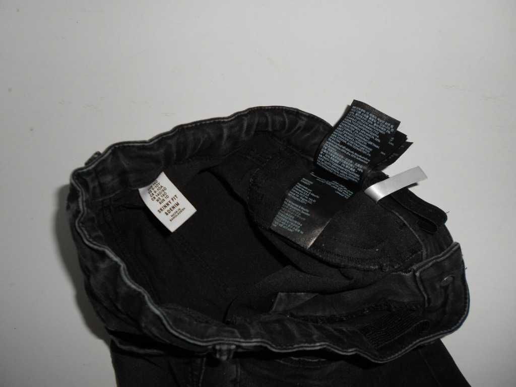 H&M spodnie Jeansowe SKINNY CZARNE 140 9-10