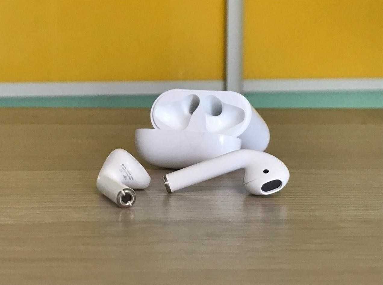 Навушники airpods 2 1в1 без шумоподавління +чохол