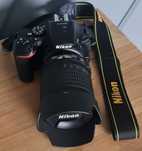 Aparat NIKON D5600 + Obiektyw 18-105 VR kit - stan idealny