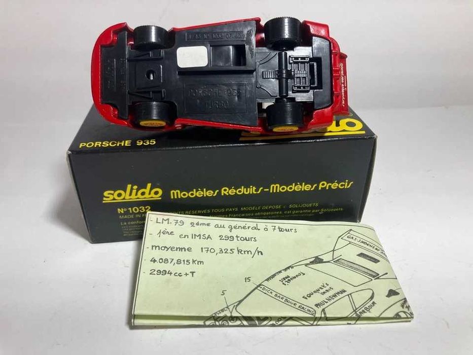 Porsche 935 - Solido (França) ref. 1032  - #70 24 Horas Le Mans 1979