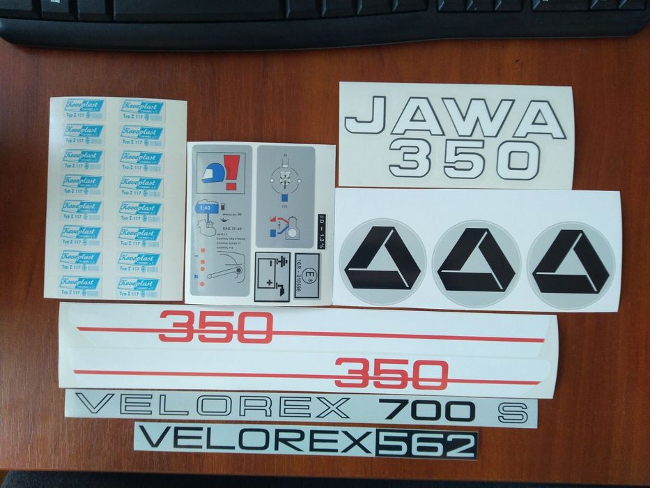 Книга Ява каталог Jawa Наклейки в наявності