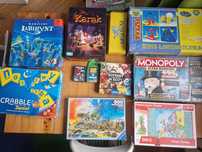 Gry Karak,Monopoly, Potwory do szafy, puzzle