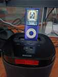 Despertador, radio e dock + ipod nano 8gb
