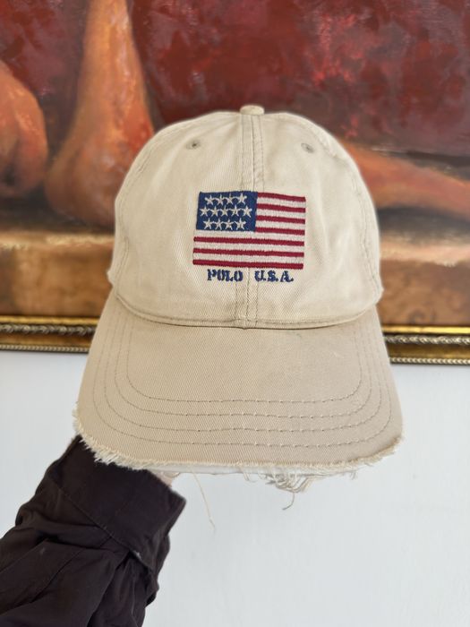 Винтажная кепка Polo Ralph Lauren сделана в США