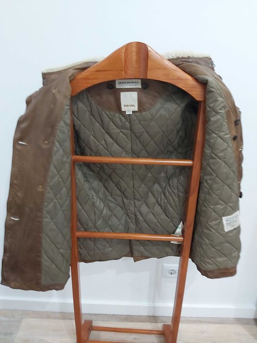 Casaco homem em pele genuína Diesel