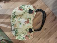 Torba shopper, kwiaty, letnia, plaża