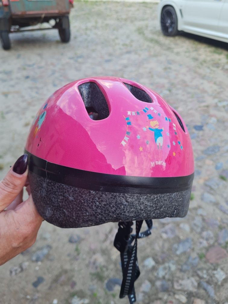 Kask rowerowy dla dziewczynki