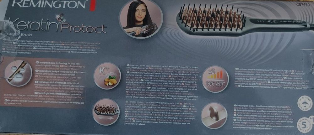 Szczotka prostującą włosy Remington