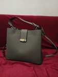 Torba szara NOWA sztywna typu shopper