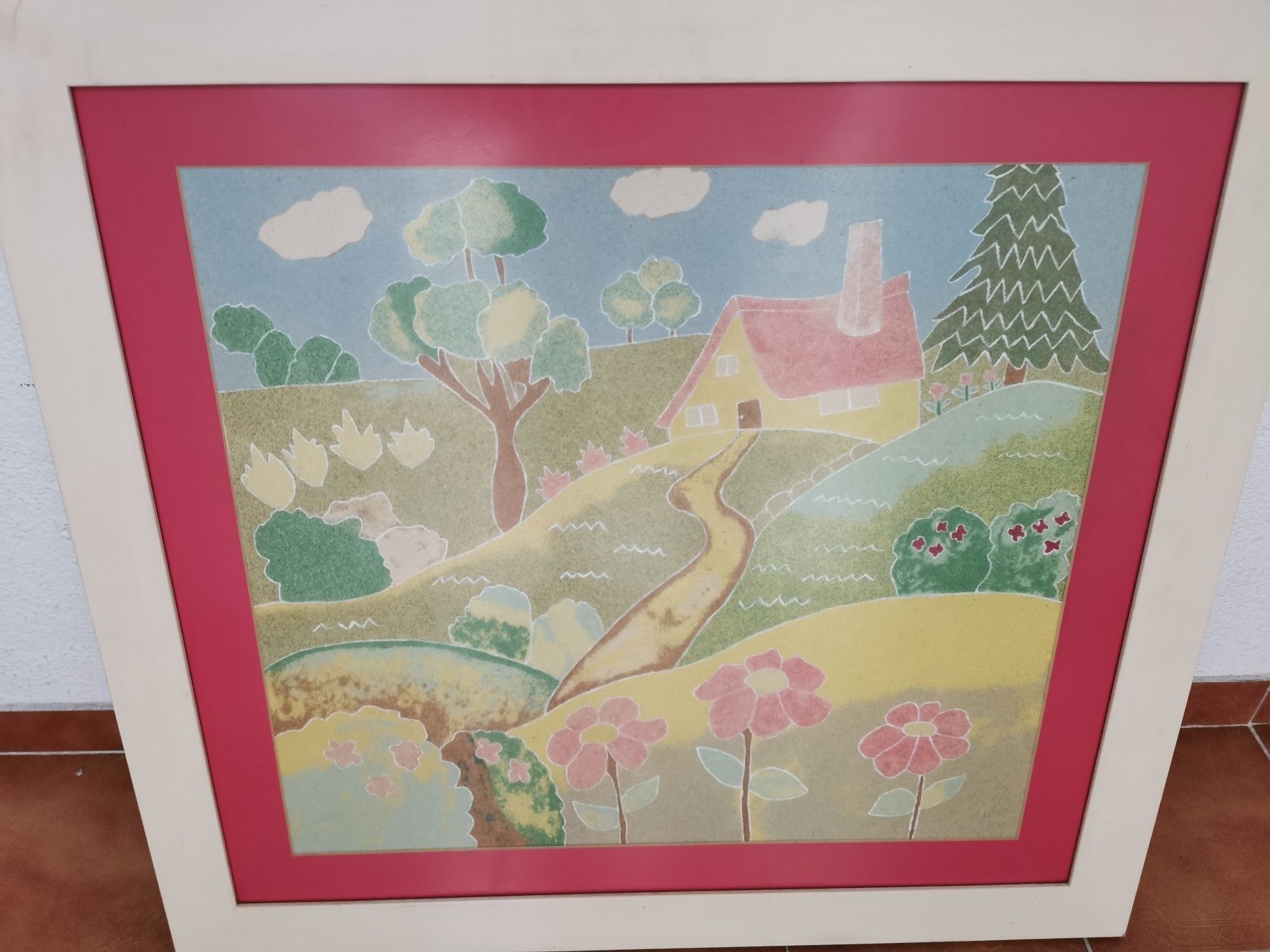 Quadro em areias