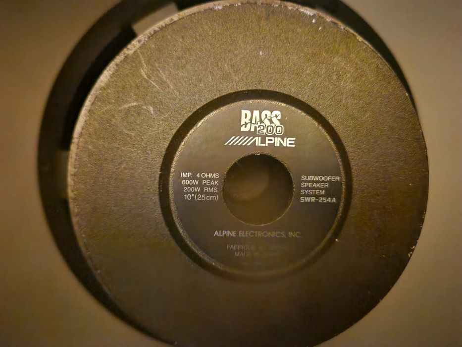 Subwoofer passivo Alpine Bass 200 SWR-254A