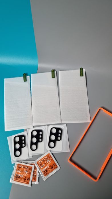 Szkło do Samsung Galaxy S25 Ultra + Szkło Aparatu 9H 3+3szt ramka mont