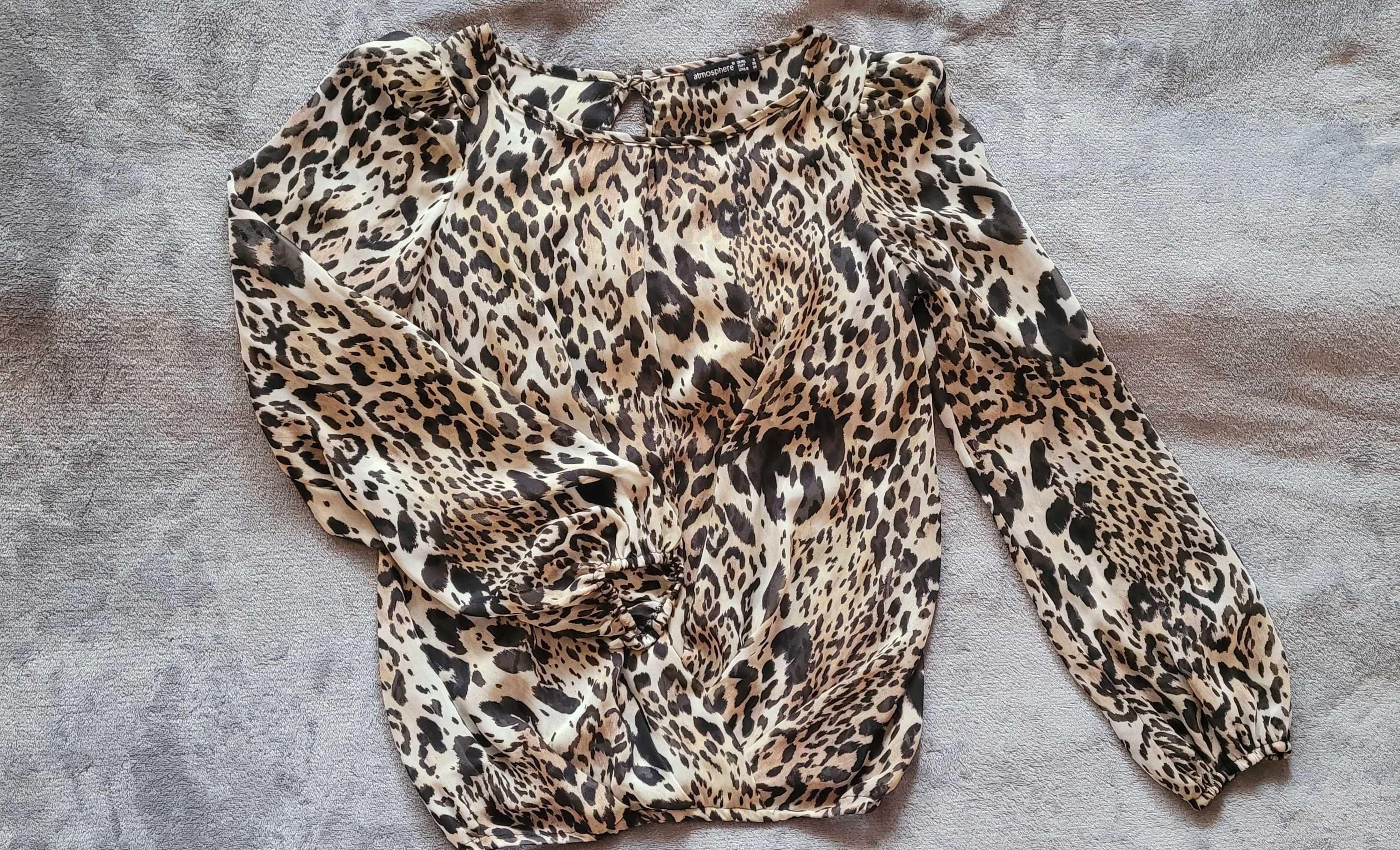 Продам женскую блузку,  размер S, леопардовый принт, Atmosphere