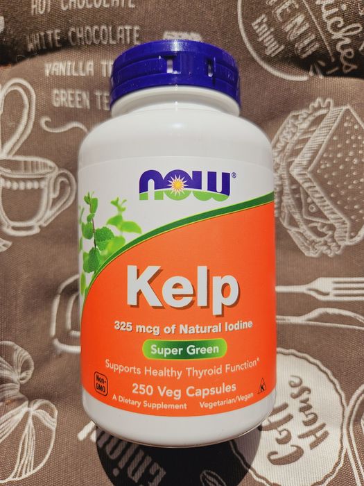 Now foods Kelp келп йод водорості підтримка щитовидної залози 150 325