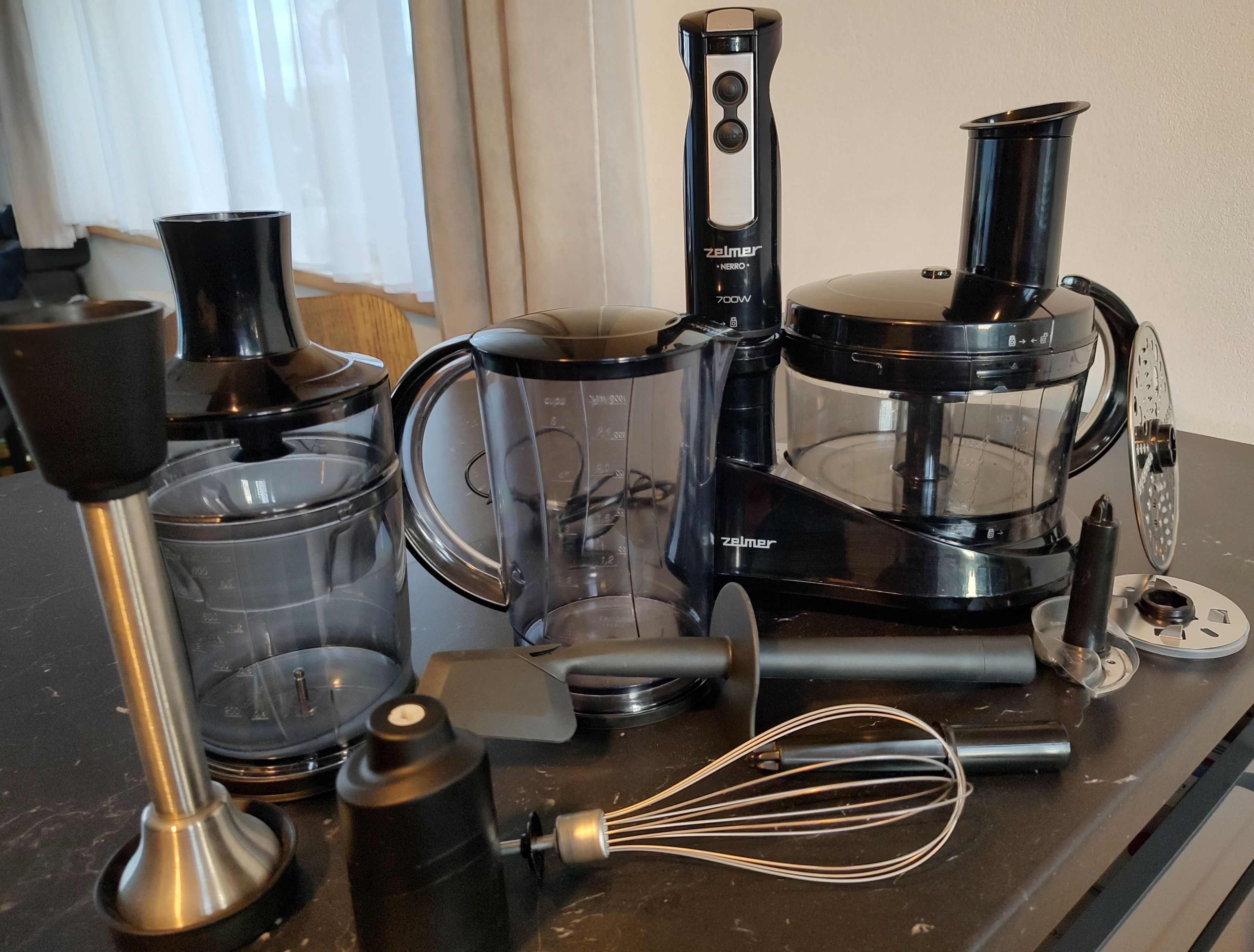 robot blender Zelmer Nerro 700W ZHB1230B Czarny 491.30 jak nowy