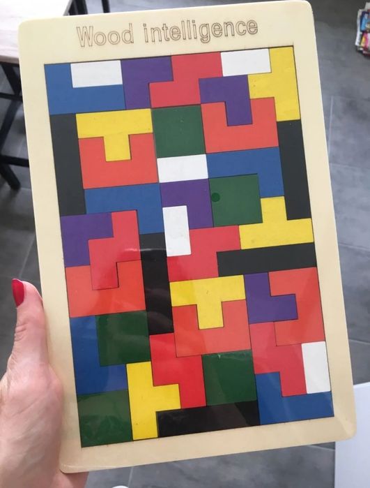 Деревянный "Тетрис"-развивающая игра детям от 2х лет