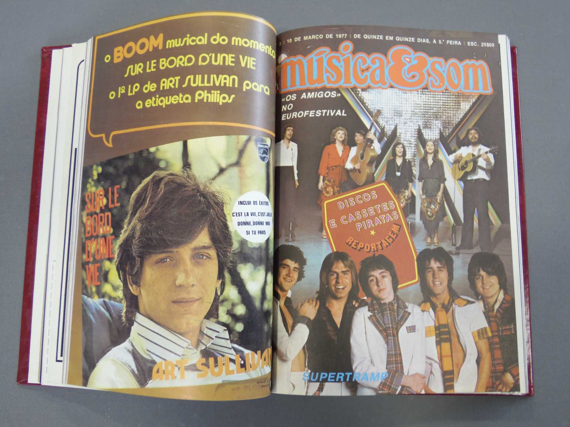 Revista Musica & Som - Números 1 a 10 encadernados