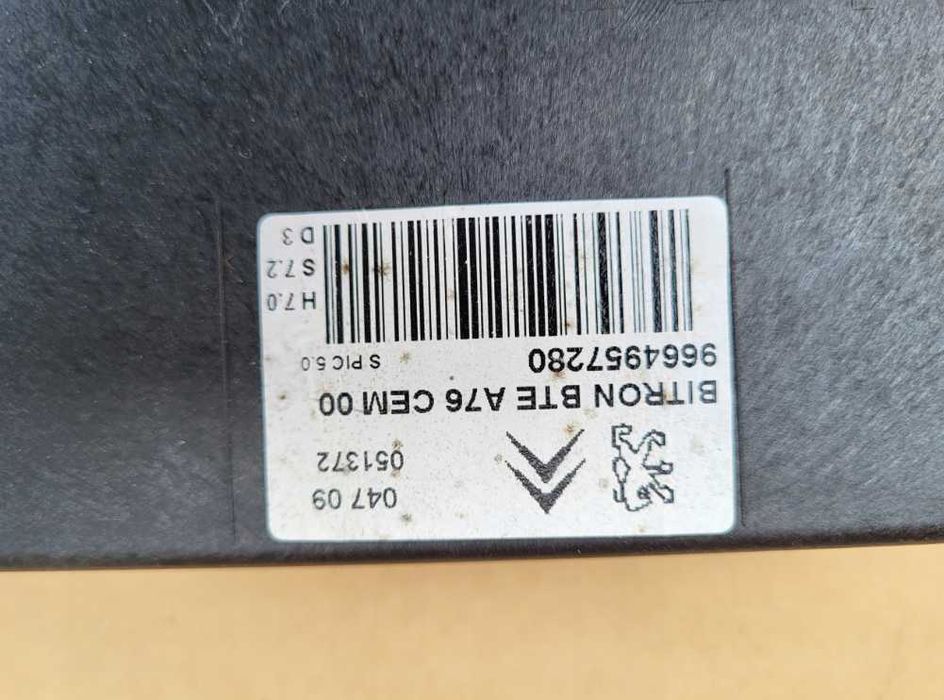 Peugeot 207CC Moduł, sterownik dachu