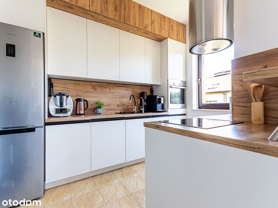 Dwupoziomowe, mieszkanie z tarasem, kominkiem i garażem - Józefosław !