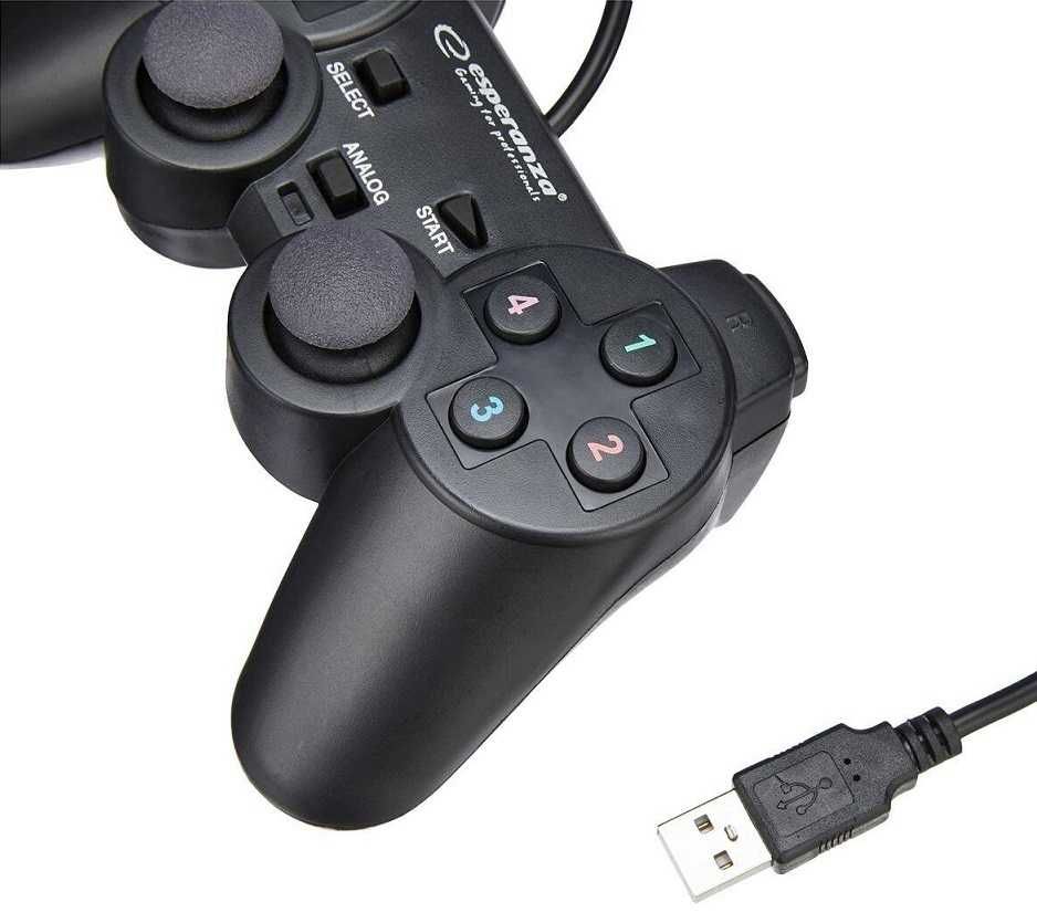 Pad przewodowy PC Kontroler USB Warrior GX300 Esperanza * Wejherowo