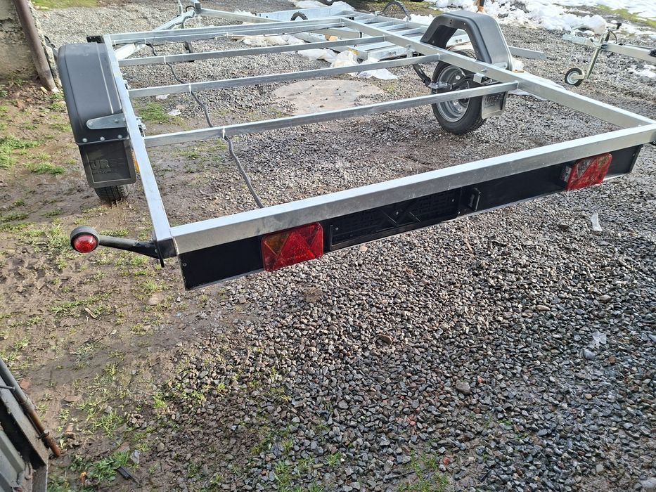 прицеп оцинкований  платформа рама чан