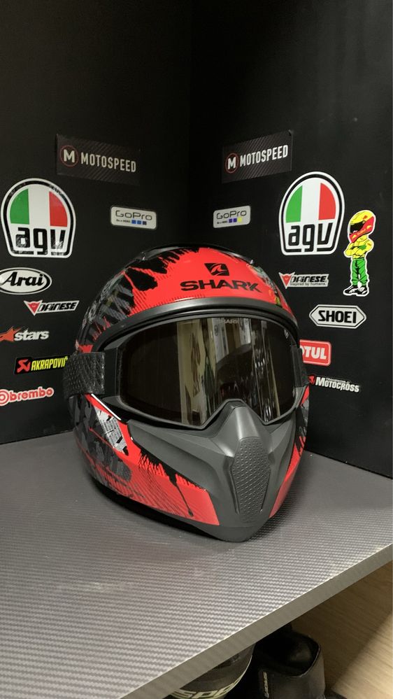 Мотошолом Шлем Shark Vancore 2 (AGV shoei hjc arai Nolan ls2 mt)