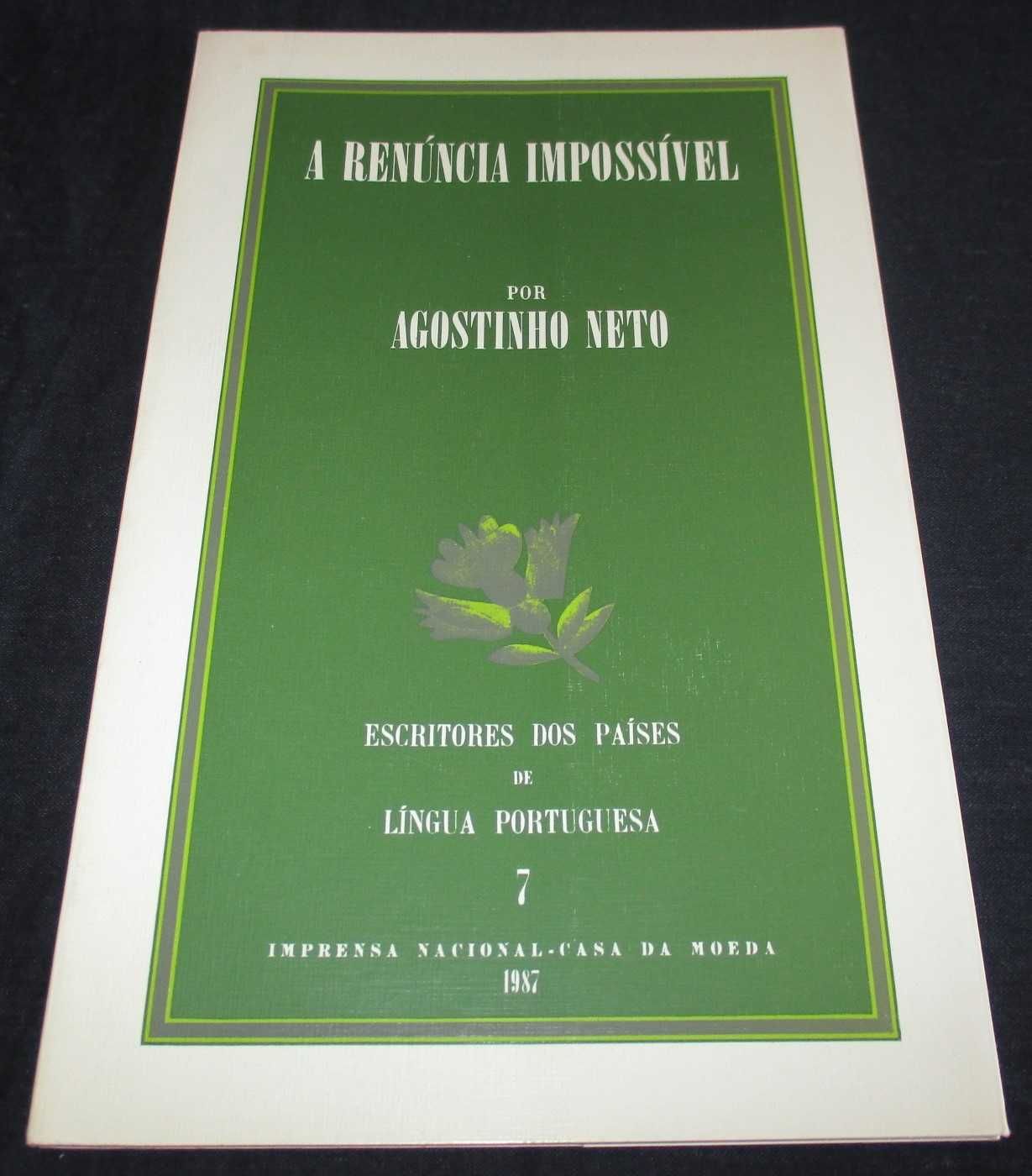 Livro A Renúncia Impossível Agostinho Neto