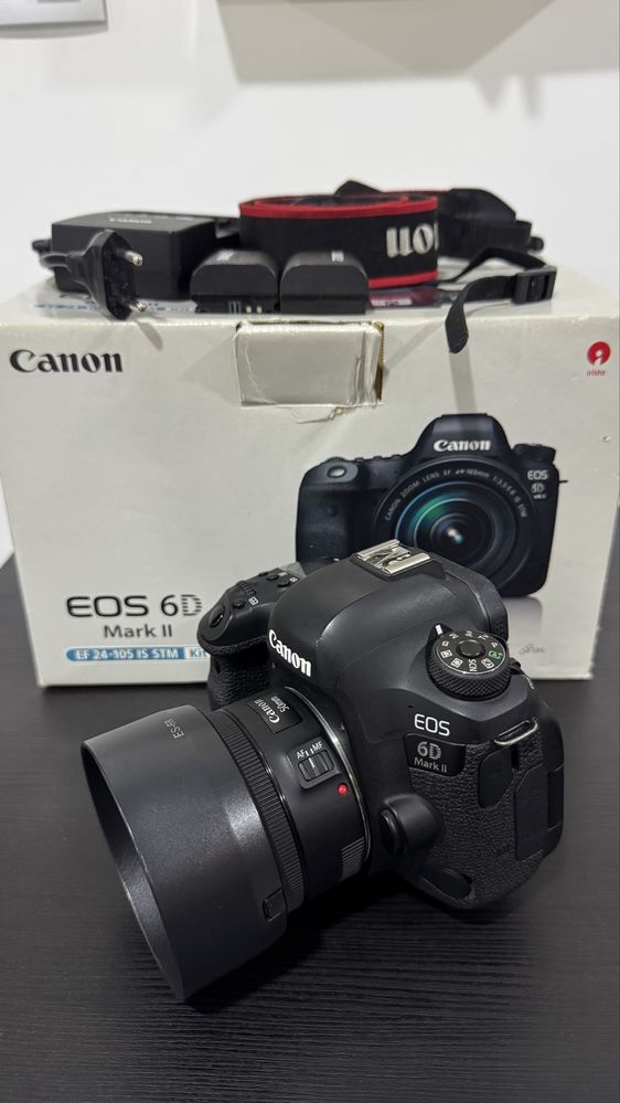 Canon Eos 6d mk2 + 50mm 1.8 + Flash Godox