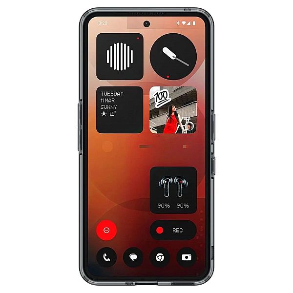 Etui Spigen Ultra Hybrid na Nothing Phone 3A - przezroczyste