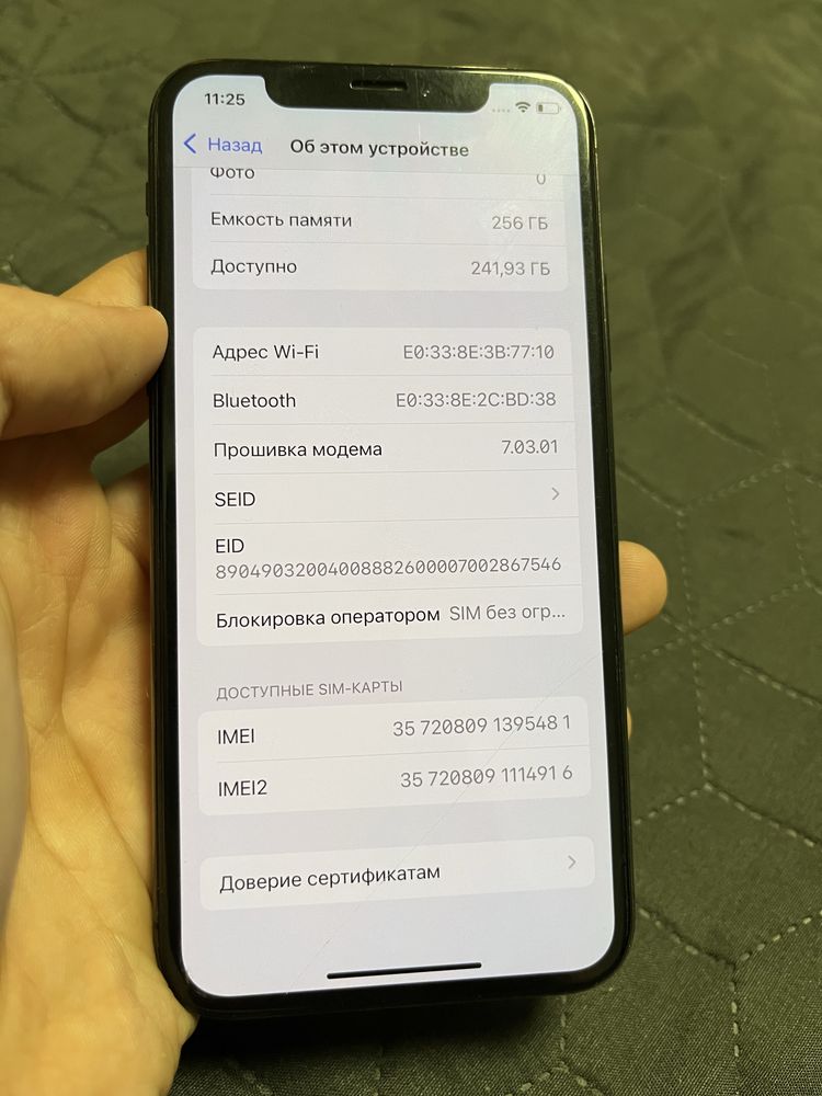 Iphone XS 256 GB